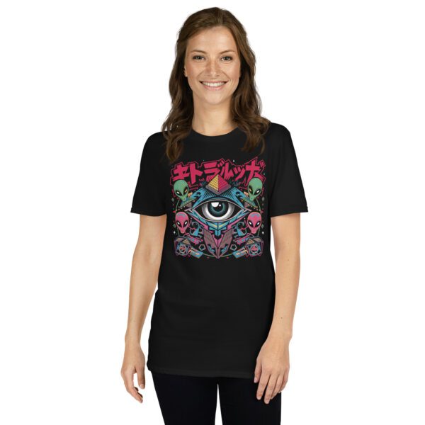 T-Shirt Alien Pyramid | Psychedelic Clothing für dein Rave Outfit