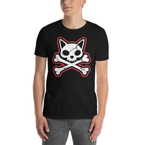 T-Shirt Katzen Schädel Totenkopf