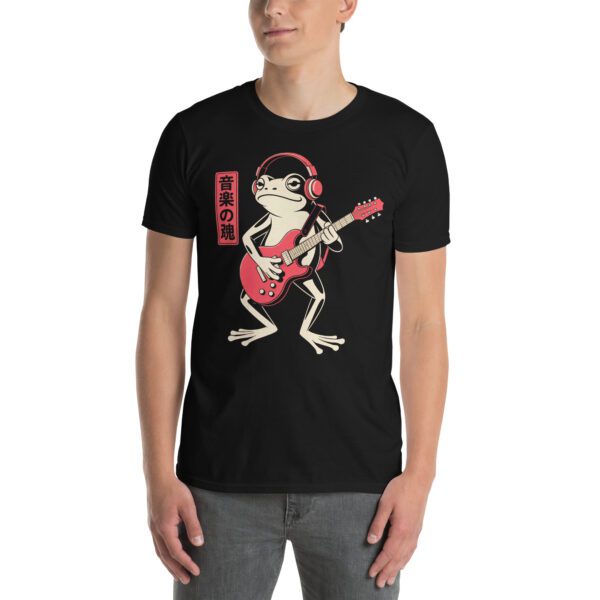 T-Shirt Musik Seele Frosch Japanisch