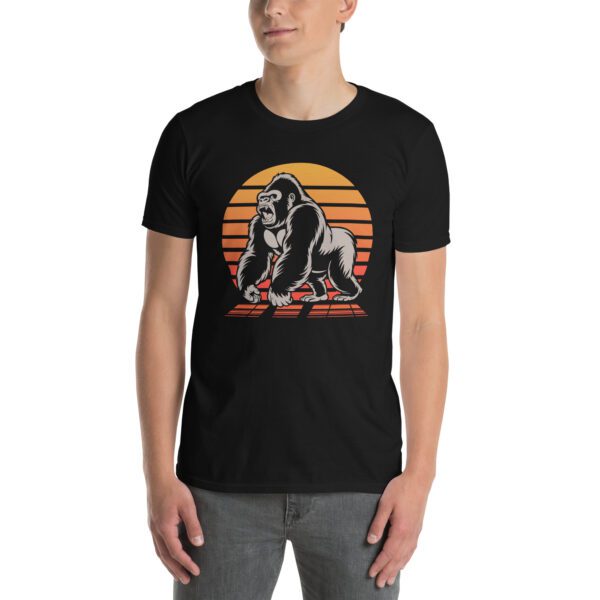 T-Shirt Gorilla Retro Sunset Vintage Affe Print
