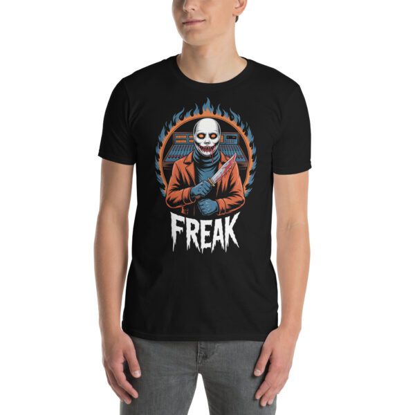 T-Shirt Freak Skeleton Skull Horror Gothic Print