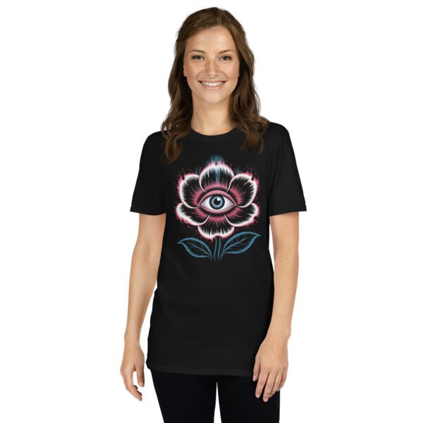 T-Shirt Eye Flower Psychedelisch Spirituell Design
