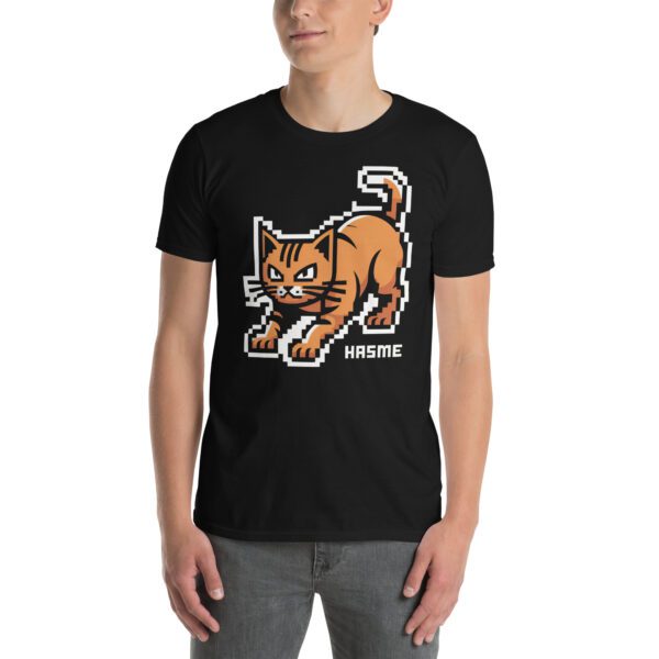 T-Shirt Pixel Art Katze Retro Gaming