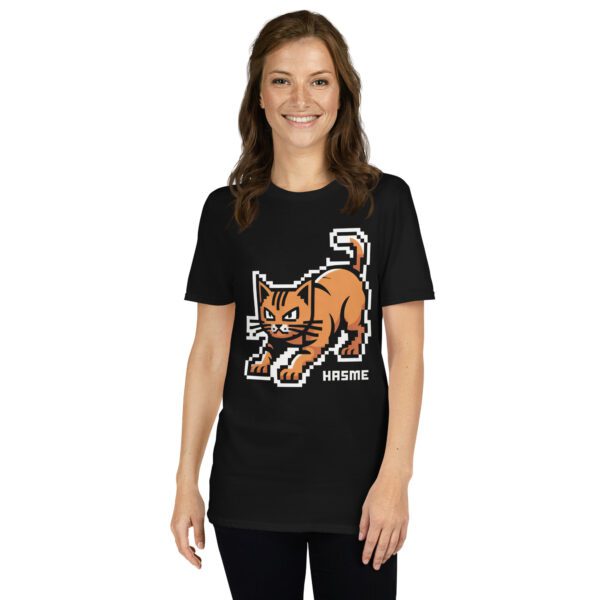 T-Shirt Gaming Katze 8-Bit Nostalgie