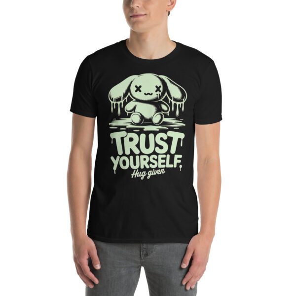 T-Shirt Trust Yourself Hase Umarmung Selbstliebe