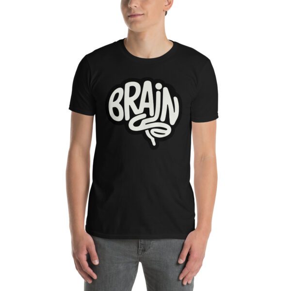 T-Shirt Brain Typografie Clever Design