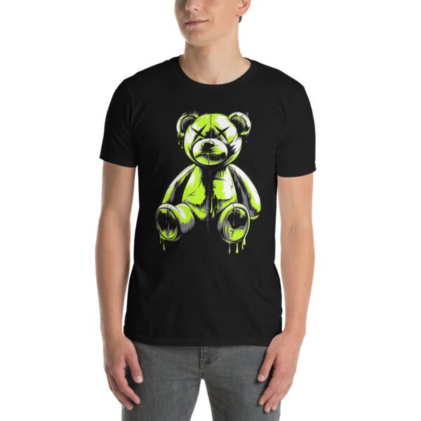 T-Shirt Neon Teddy Graffiti Street Art Dripping