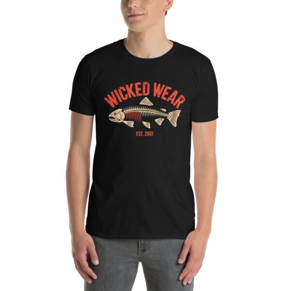 T-Shirt Wicked Wear Fish Vintage Angler Retro