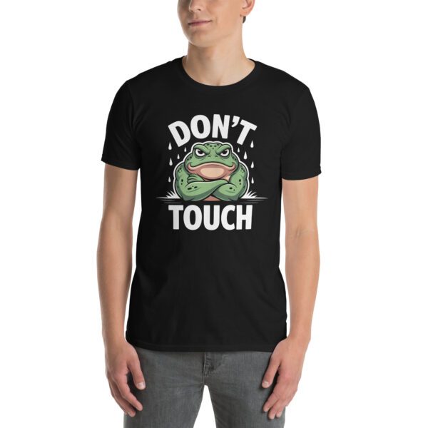 T-Shirt Don't Touch Frog Grumpy Funny Animal