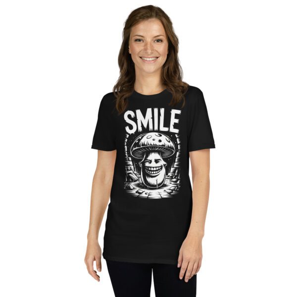 T-Shirt Smile Gothic Mushroom Psychedelic Dark
