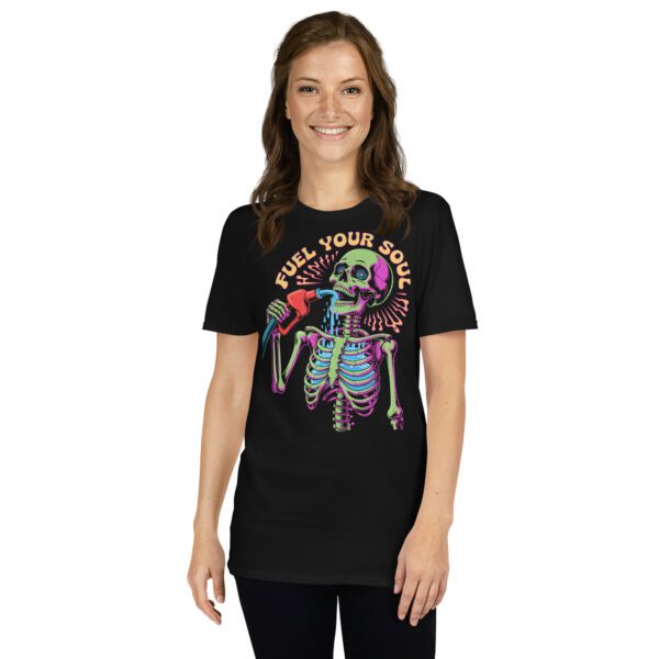 T-Shirt Fuel Your Soul Tropical Skeleton Vibes