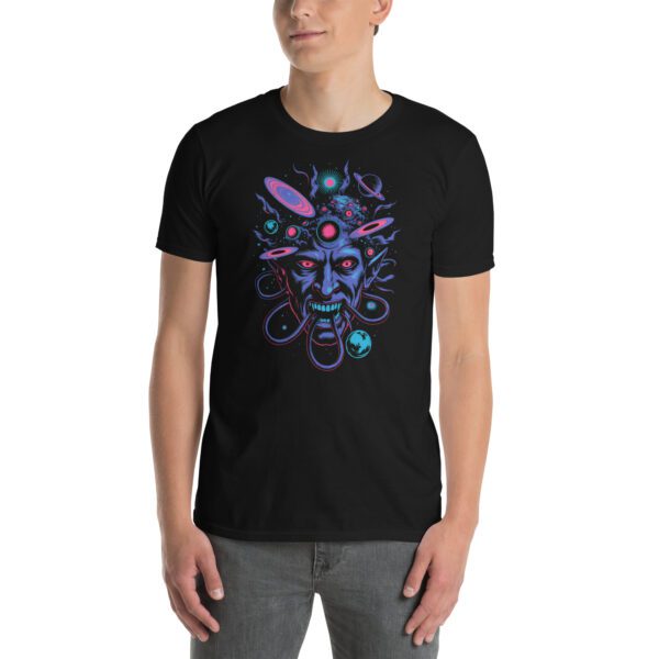 T-Shirt Cosmic Face Psychedelic Space Trippy Art