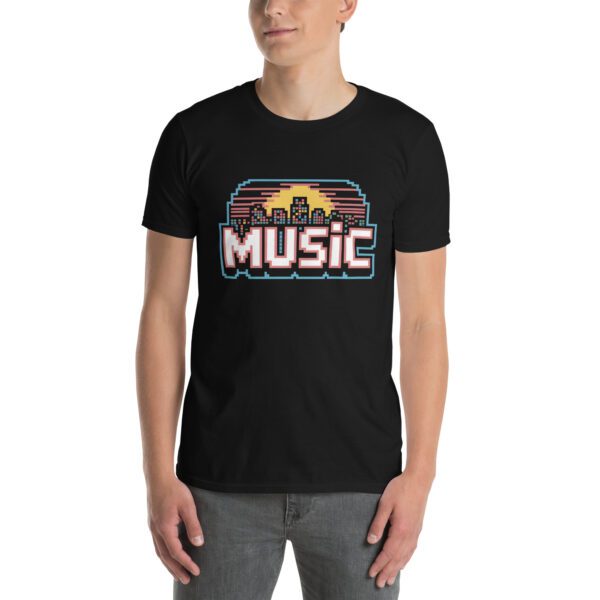 T-Shirt Retro Music Skyline Vibes