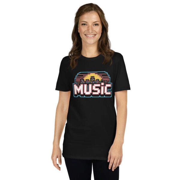 T-Shirt Music Retro Sunset City