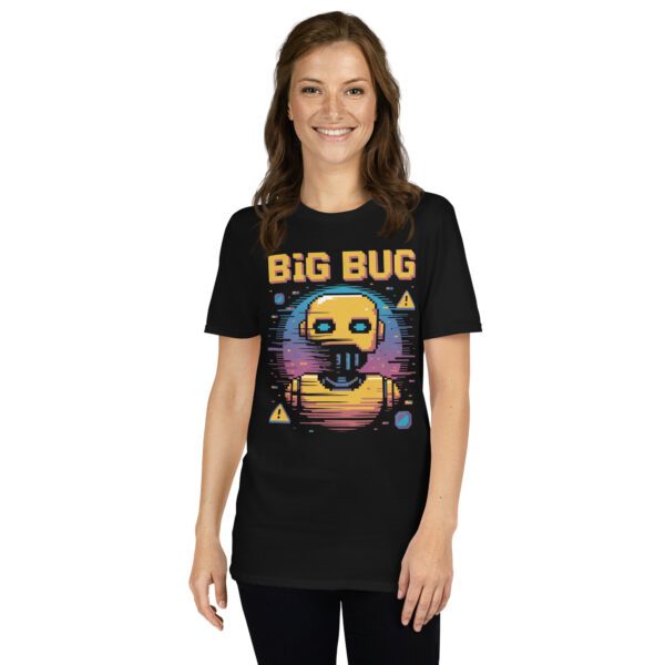 T-Shirt Big Bug Robot Pixelart Gaming