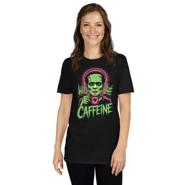T-Shirt Caffeine Bride Frankenstein Coffee