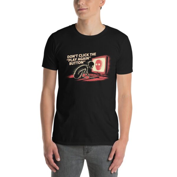 T-Shirt Play Again Button Doomscrolling