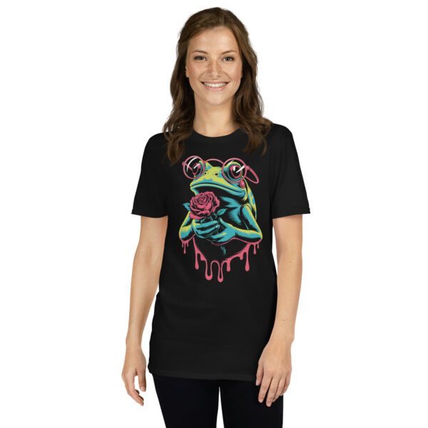 T-Shirt Frog Rose Streetart Dripping