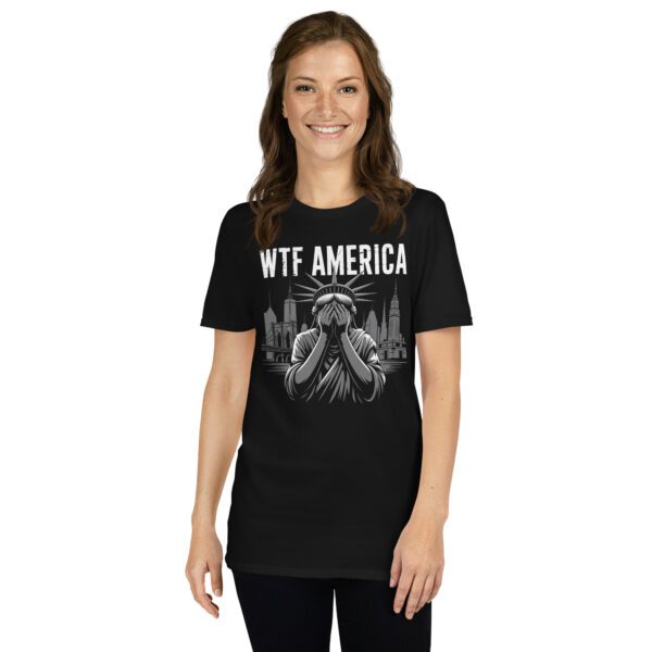 unisex-basic-softstyle-t-shirt-black-front-68f64c305ad0c.jpg T-Shirt Crying Statue Liberty Protest America Resist