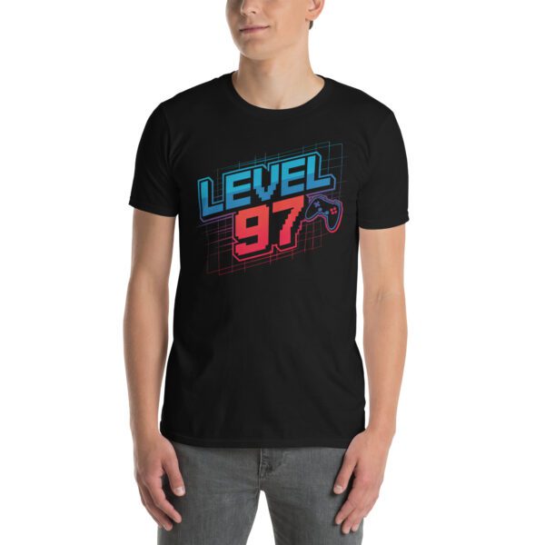 T-Shirt Level 97 Unlocked Retro Gaming Controller