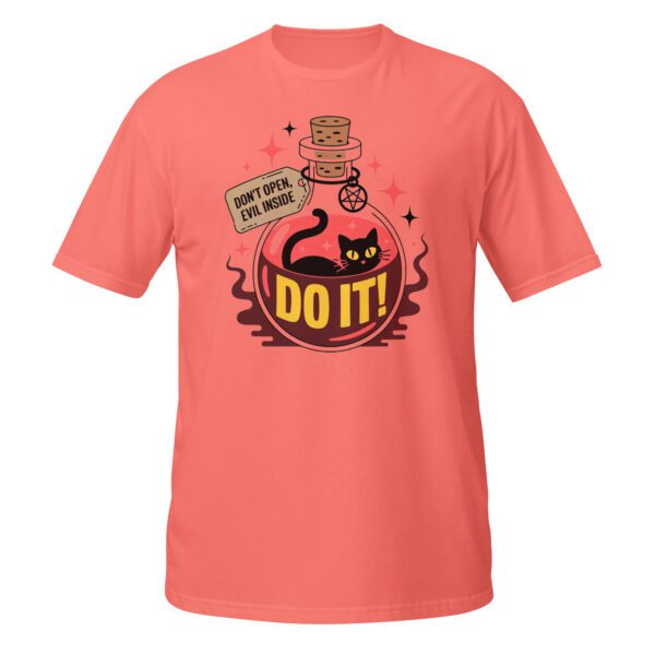 T-Shirt Do It Motivationstrank mit mutiger Katze