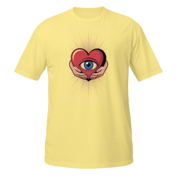 T-Shirt Sacred Heart Eye Spiritual Graphic Design