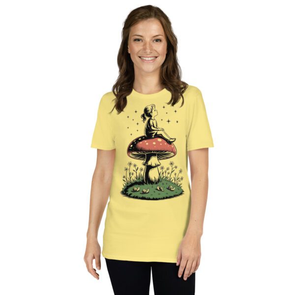 T-Shirt Alice Wonderland Mushroom Fantasy Tale Design