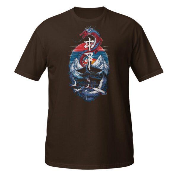 T-Shirt Drache Anker Welle Japan Meer Mystik