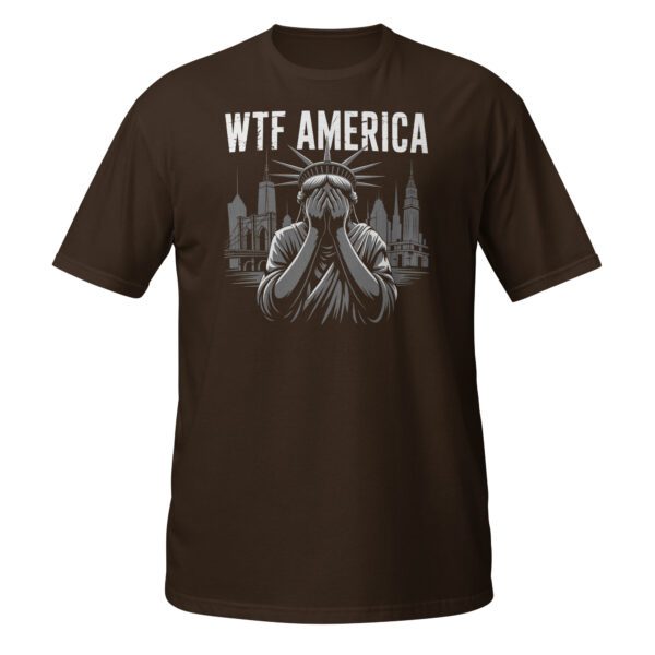 T-Shirt WTF America Freiheitsstatue Political Satire