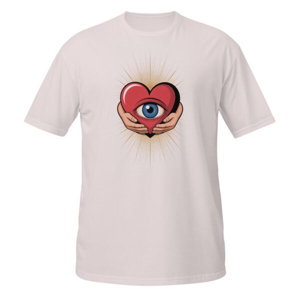 T-Shirt Sacred Heart Eye Spiritual Graphic Design