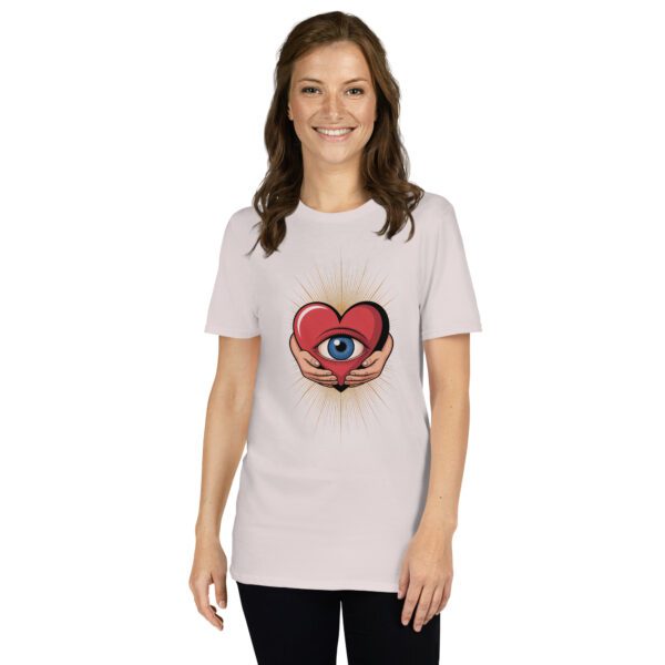 T-Shirt Sacred Heart Eye Spiritual Graphic Design