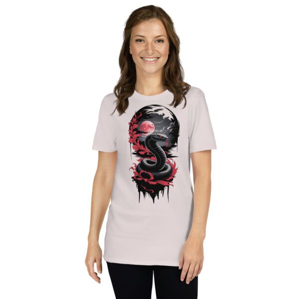 T-Shirt Blutmond Schlange Dark Aesthetic
