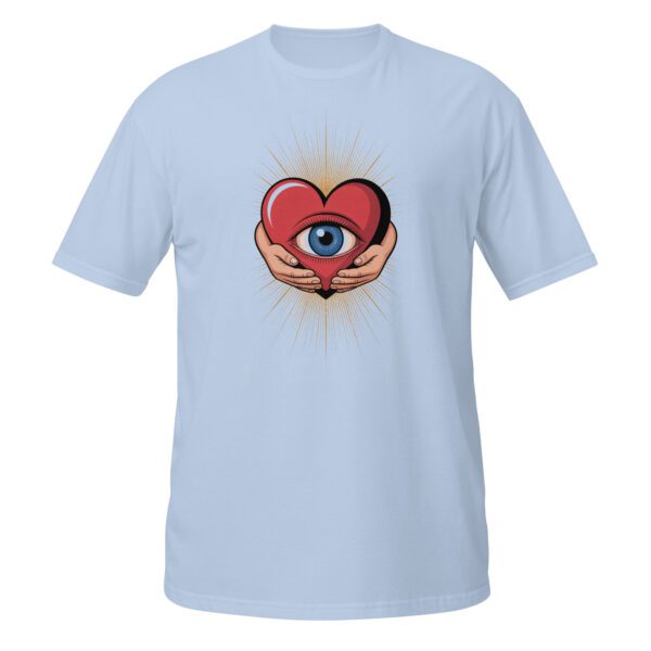 T-Shirt Sacred Heart Eye Spiritual Graphic Design