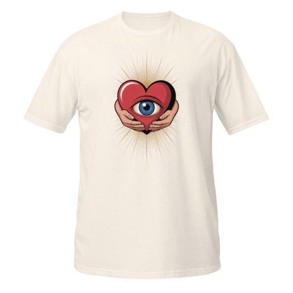 T-Shirt Sacred Heart Eye Spiritual Graphic Design