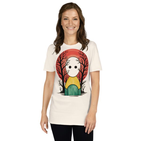 T-Shirt Mystischer Sonnenuntergang Silhouette