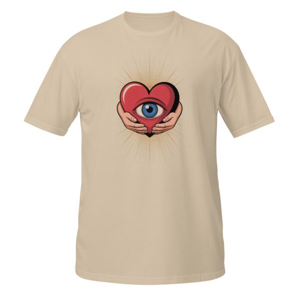 T-Shirt Sacred Heart Eye Spiritual Graphic Design