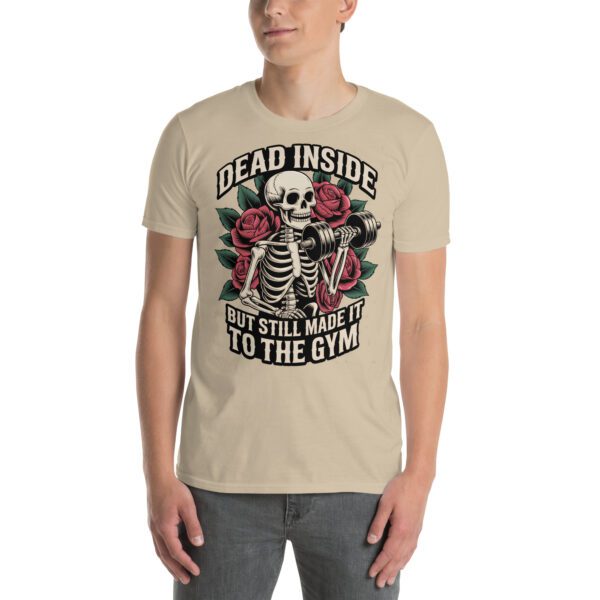 T-Shirt Workout Skelett Durchhaltevermögen Gym Humor