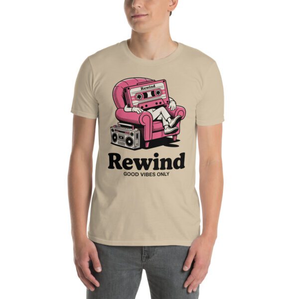 T-Shirt Rewind Good Vibes Kassette Retro