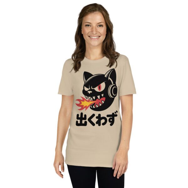 T‑Shirt Flame Cat – Anime, Japan & Kopfhörer