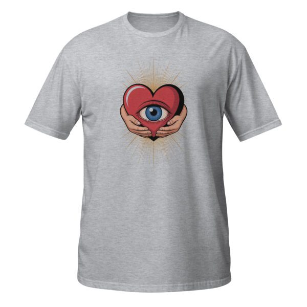 T-Shirt Sacred Heart Eye Spiritual Graphic Design