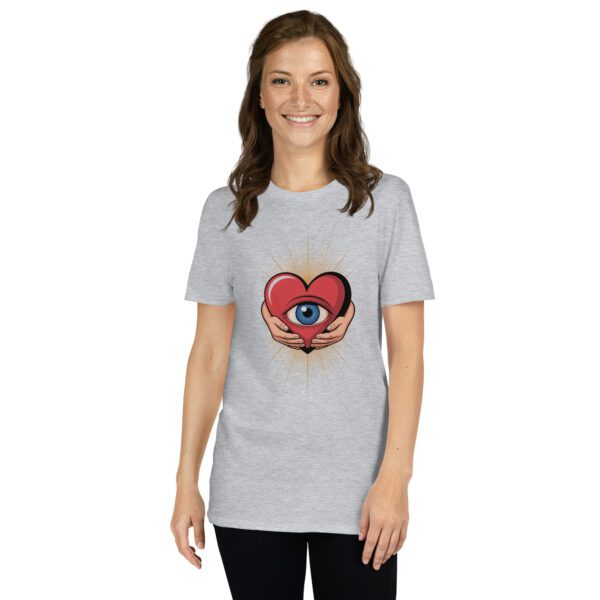 T-Shirt Sacred Heart Eye Spiritual Graphic Design
