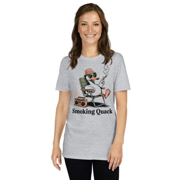T-Shirt Chillige Ente Campingstuhl Retro