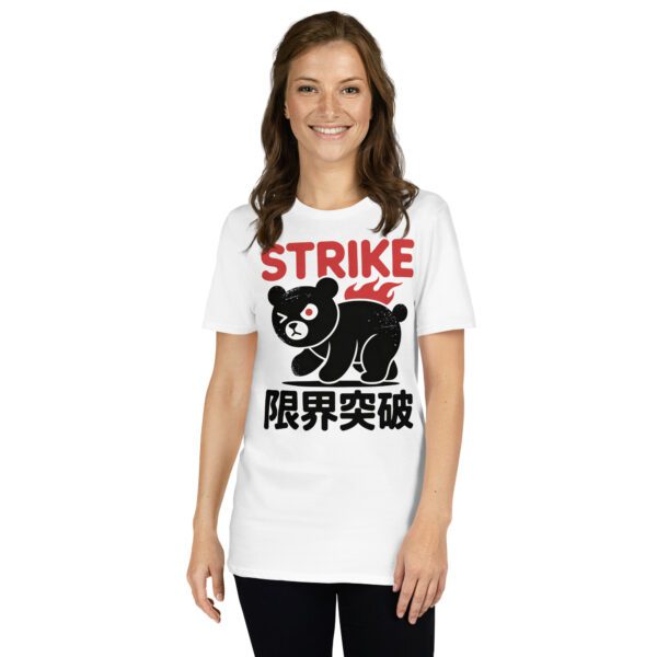 unisex-basic-softstyle-t-shirt-white-front-68f8c7aec4b16.jpg T-Shirt Strike Genkai Toppa Bärenpower