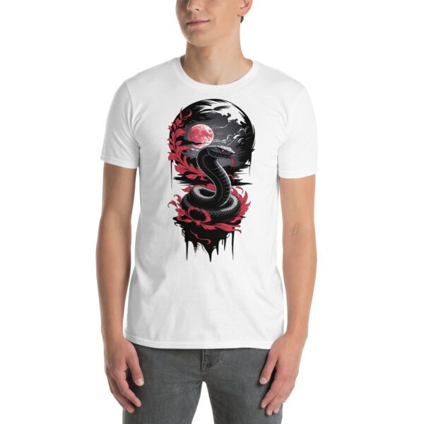 T-Shirt Schwarze Schlange Blutmond Tattoo
