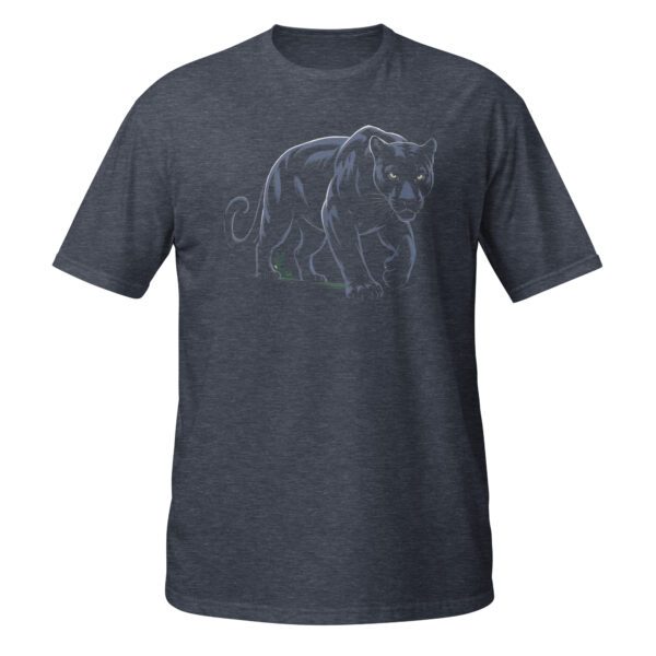 Graues T-Shirt mit Panther-Design