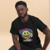 T-Shirt Chriss Stickers Neon‑Drip Peace Smiley