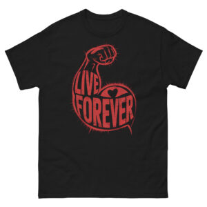 T-Shirt Live Forever Flex – Heart Power.
