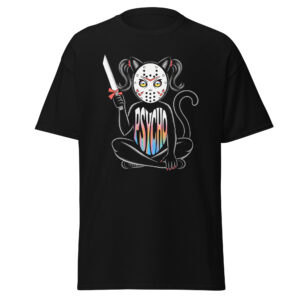T-Shirt Psycho Kitty Slash – Rainbow Core