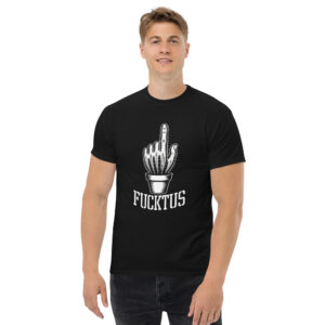 T-Shirt FUCKTUS – Stacheliger Mittelfinger.
