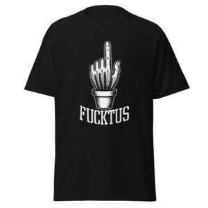 T-Shirt FUCKTUS – Stacheliger Mittelfinger.